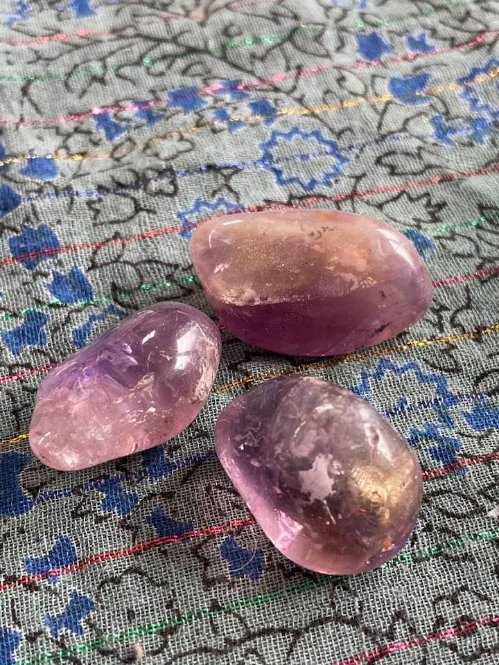 Crystal Tumble stone L - Ametrine