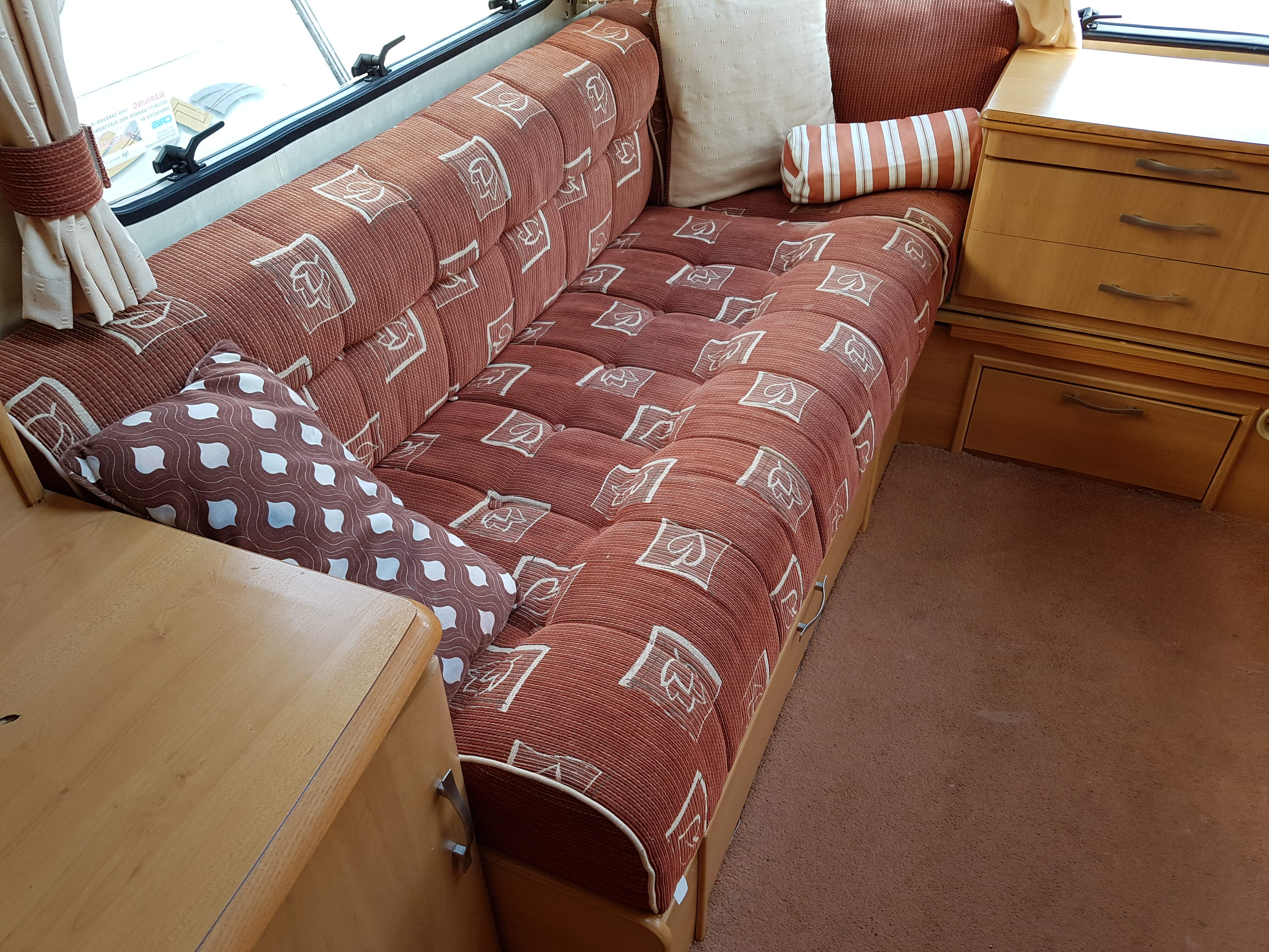 NOW SOLD 2003 Swift Charisma 570 6 Berth Fixed Bunks Side Dinette Caravan