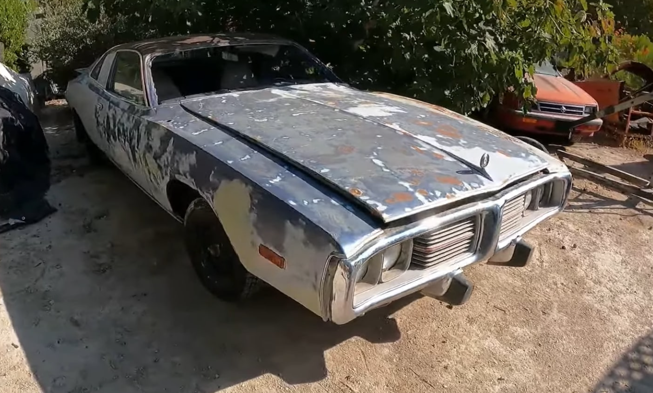 Man Buys 1974 Dodge Charger for Scrap Money, Finds Out It's a Super Rare Gem