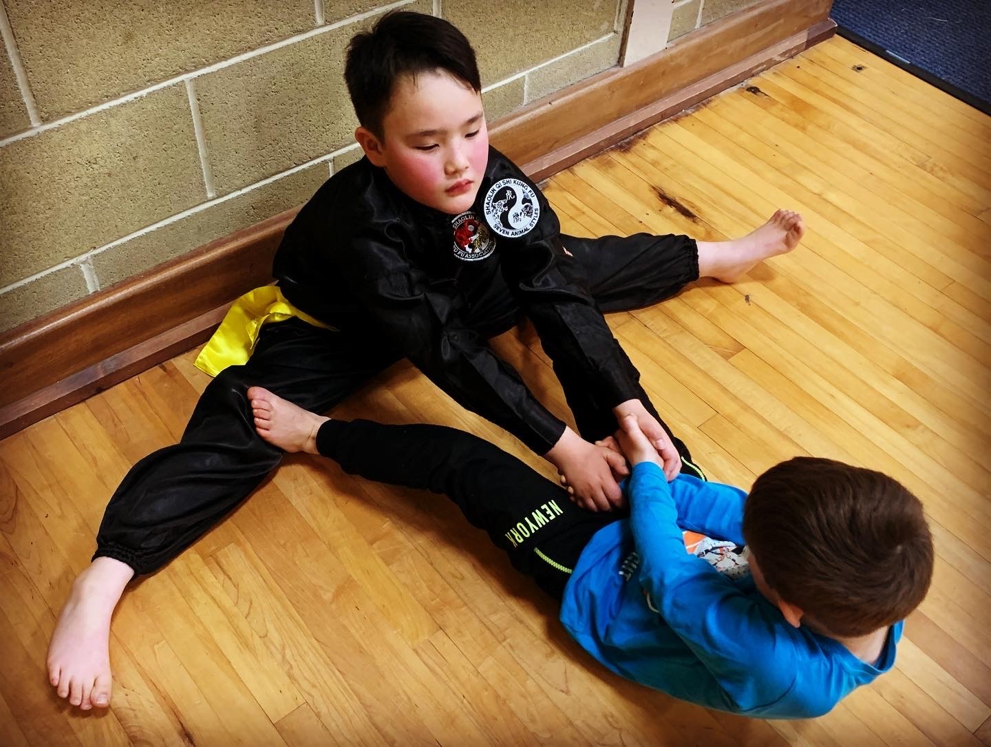 Children Kung Fu Stretching