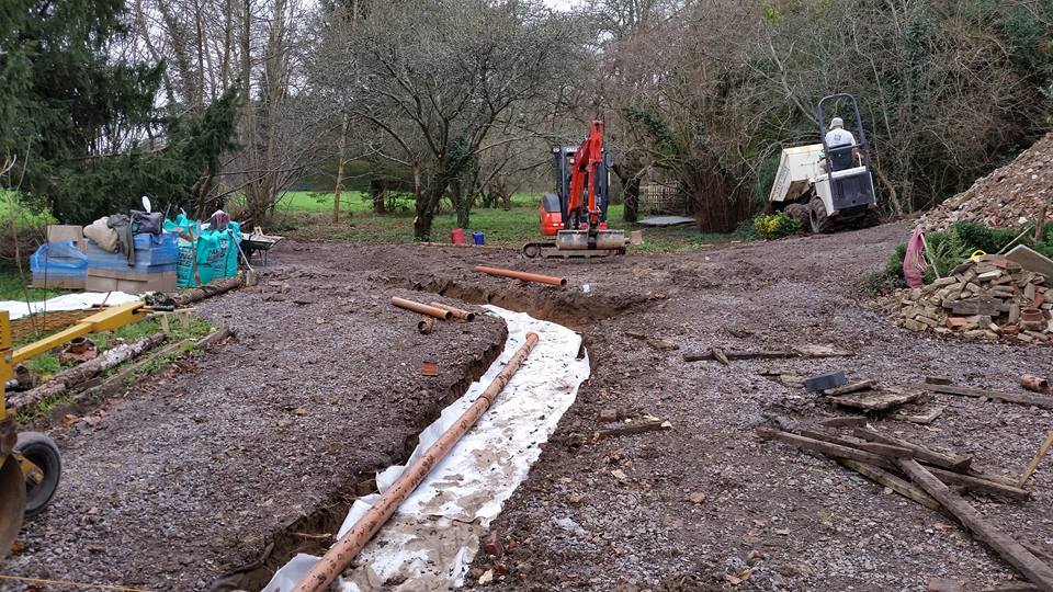 Groundwork -  New Drainage Pipework