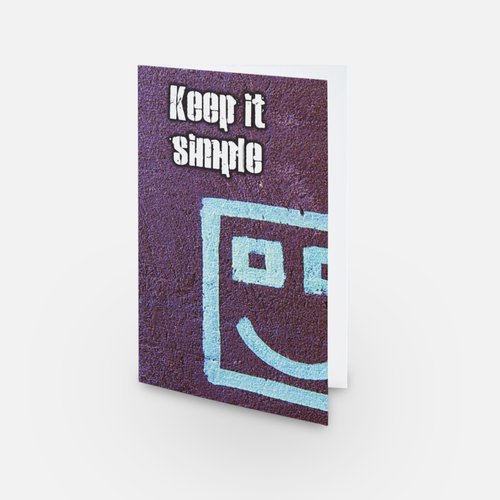 Card - Keep it simple