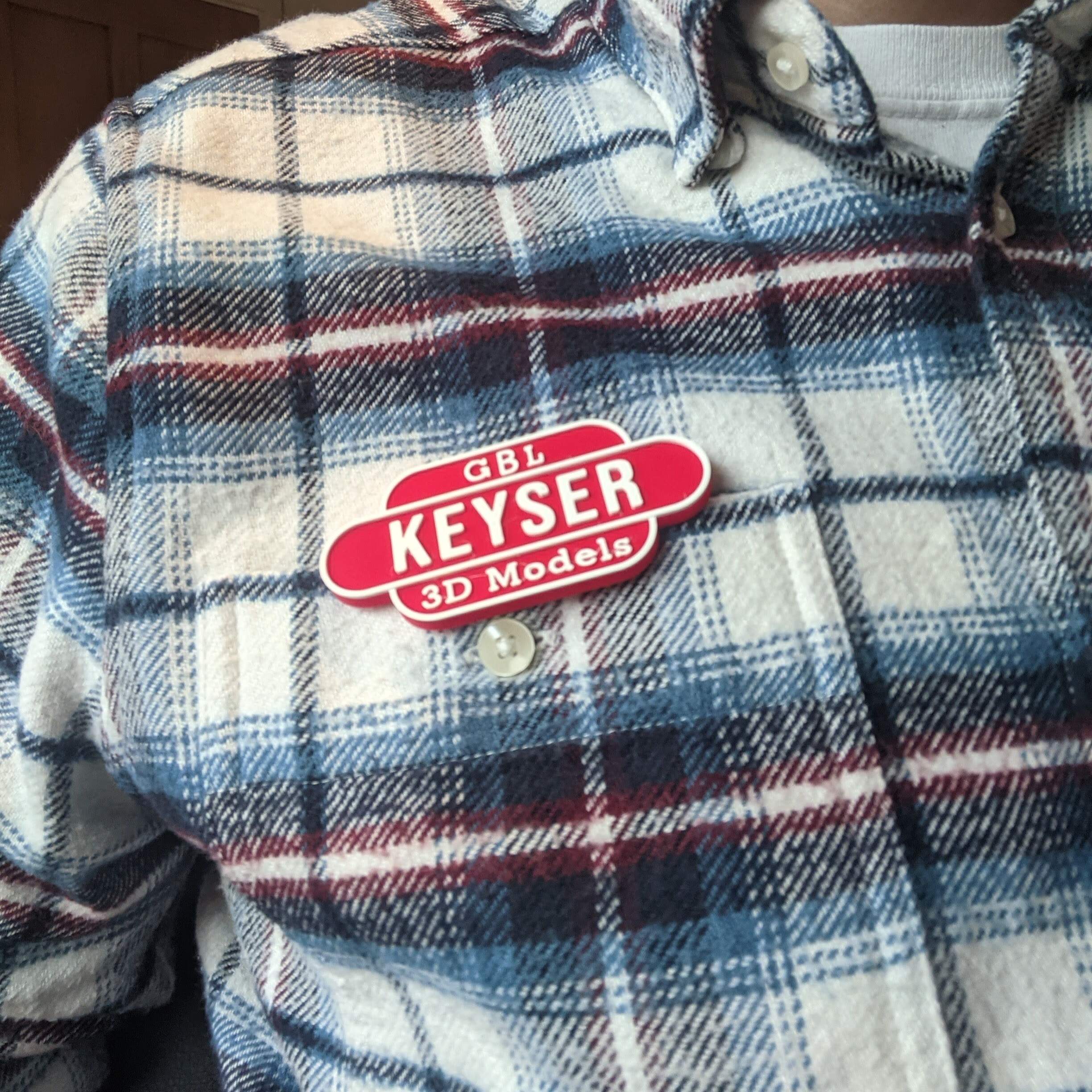 Keyser 3D Models Badge