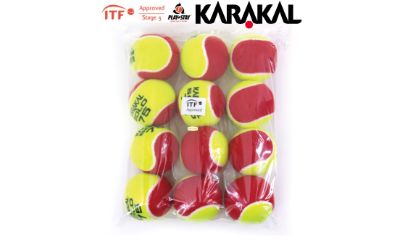 Karakal Solo 75 Transition Low Pressure Tennis Balls Pack of 12 balls