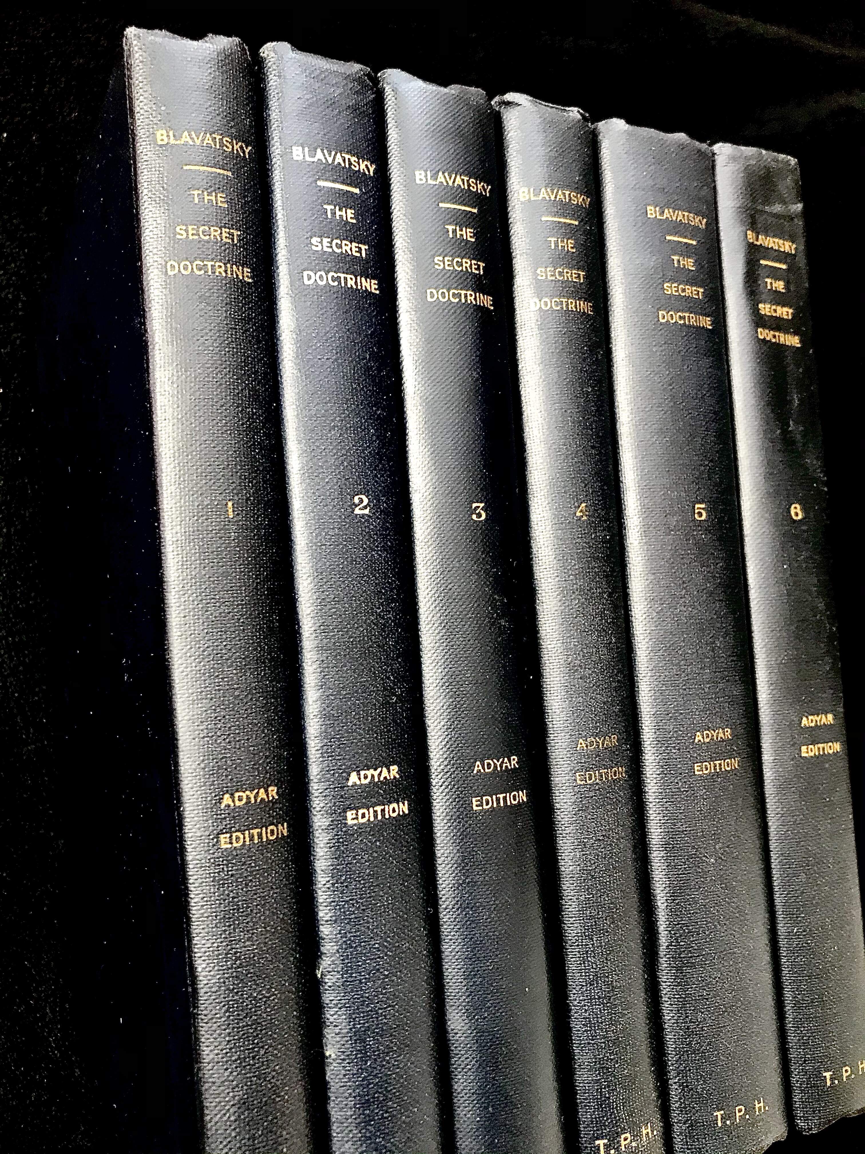 The Secret Doctrine by H. P. Blavatsky 6 Volumes
