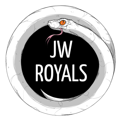 JW Royals white snake logo