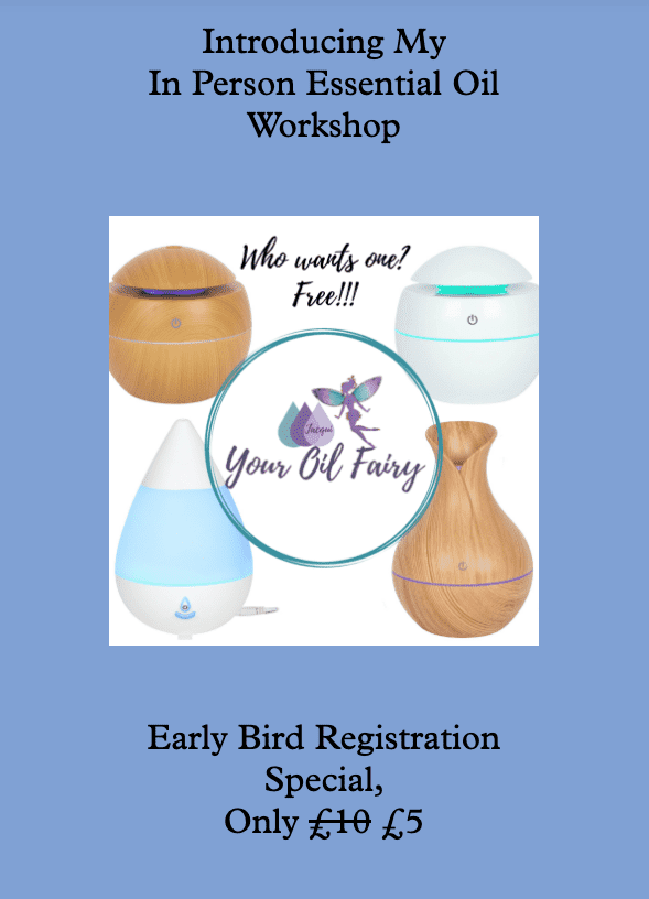 In Person Essential Oil Workshop - with Your Oil Fairy