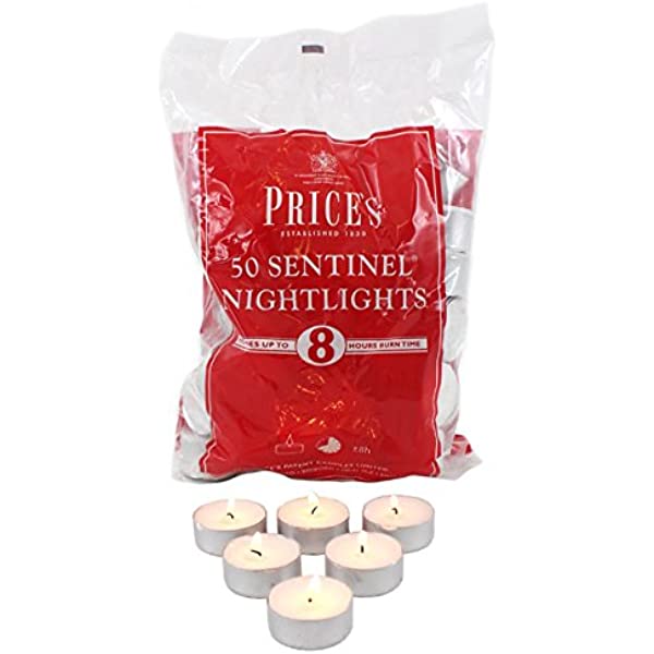 Prices Night Light Sentinel Tea Lights 8hr (50)