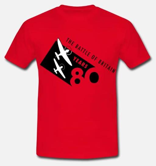 The Battle of Britain 80th Anniversary men’s t-shirt1: Size Small & Medium