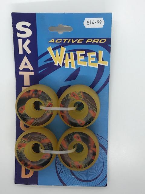 Active Pro skateboard wheels Pack of 4
