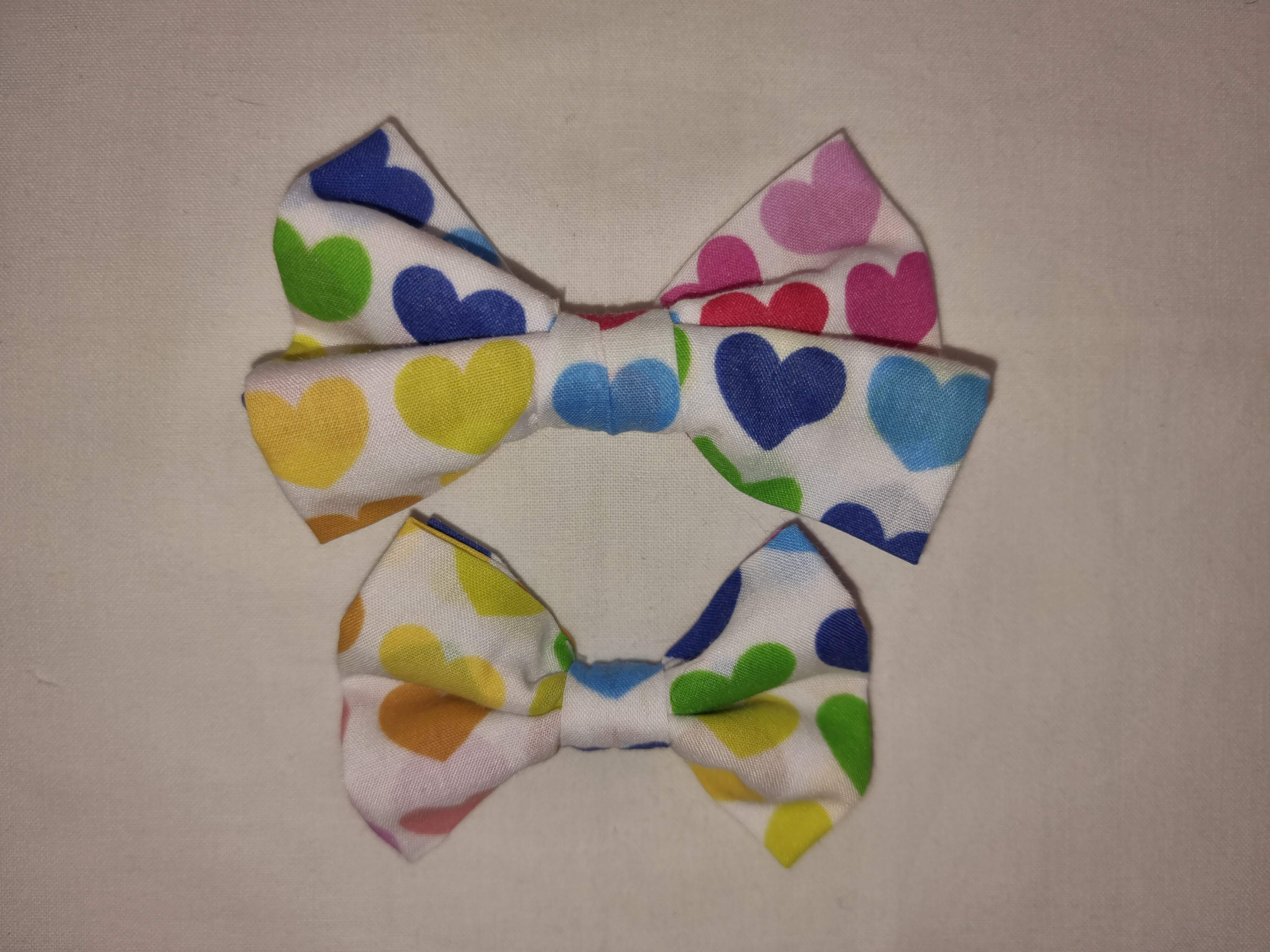 Rainbow Hearts Collar Bandana