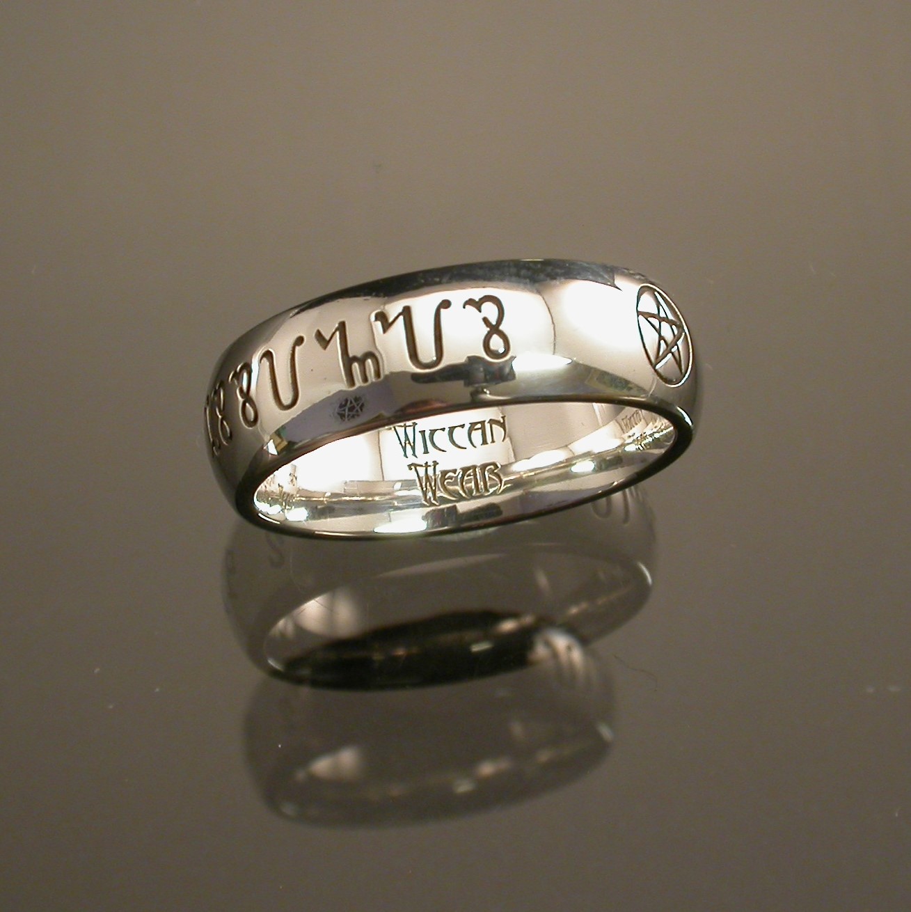 Theban Script Ring "brightest blessings"