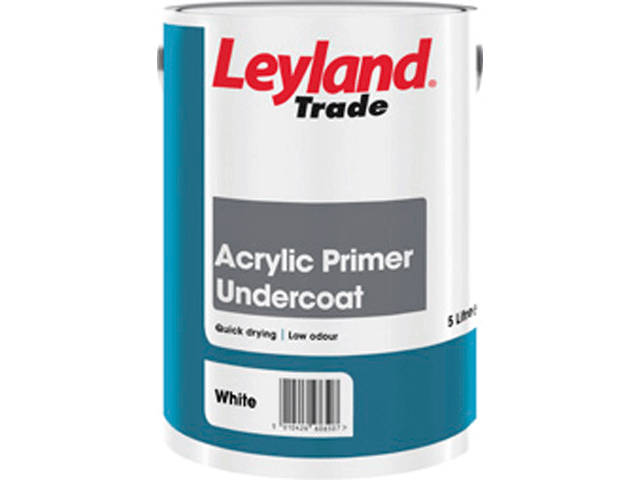 LEYLAND TRADE QUICK DRYING WATER BASED ACRYLIC UNDERCOAT PAINT