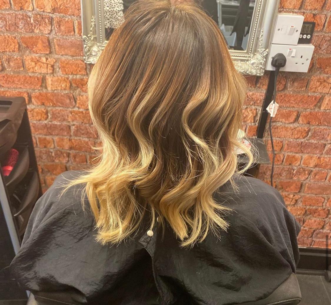 Using Darker to Lighter Colouring technique called Balayage