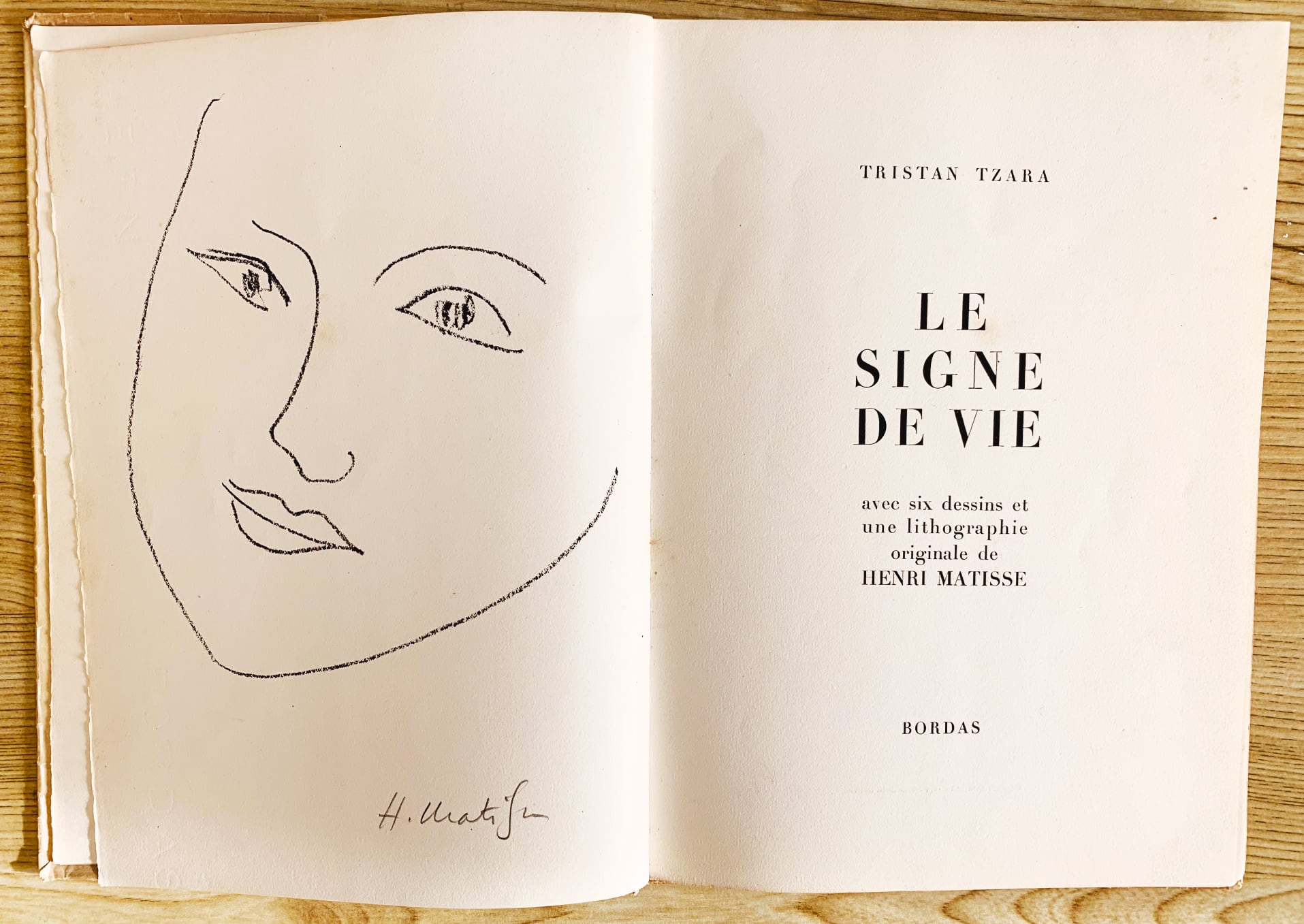 Henri Matisse - Tristan Tzara (Le Signe de Vie)