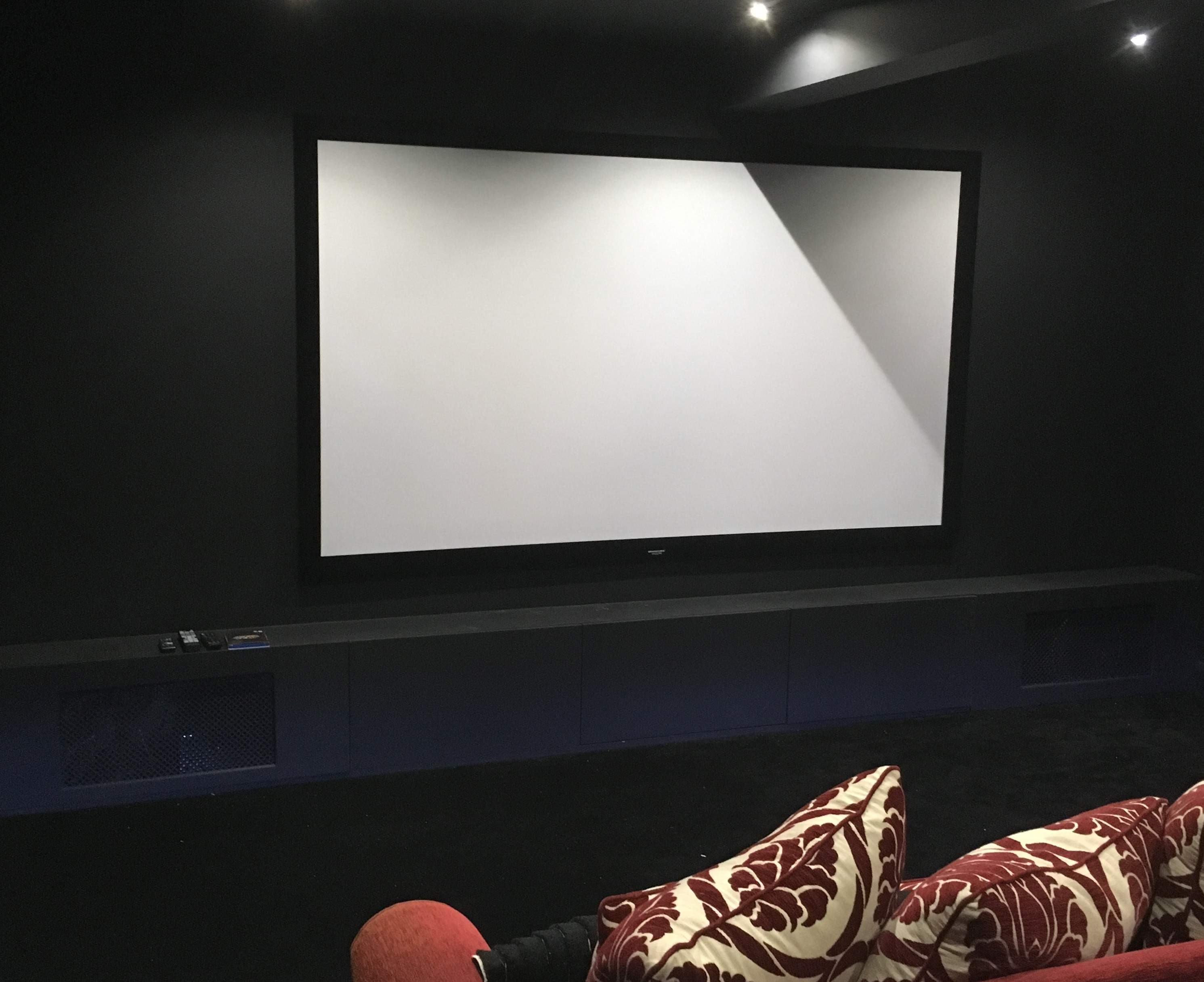 Grandview Cyber Fixed Frame Home Cinema Projection Screen 16:9 ACOUSTIC