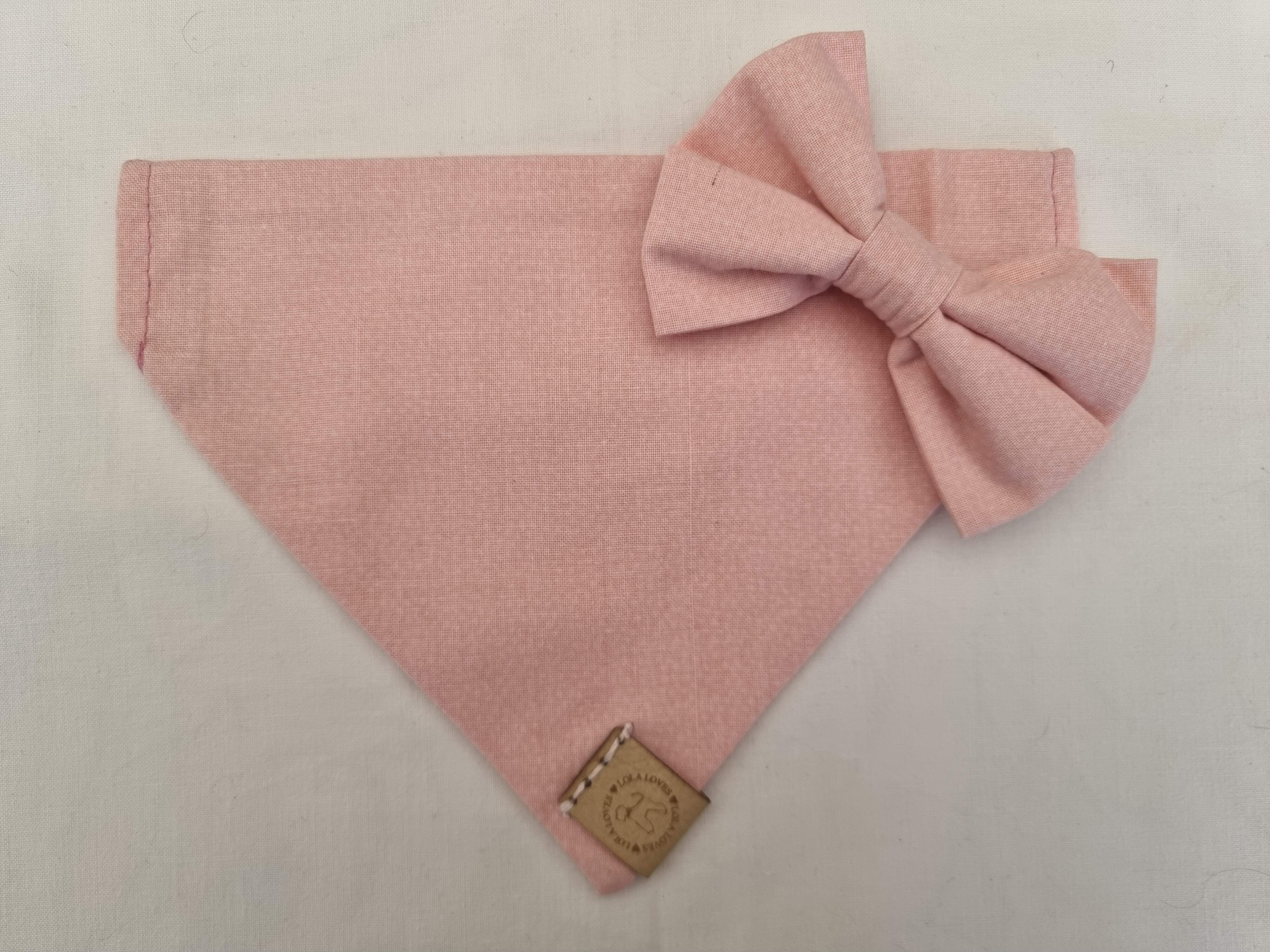 Pale Pink Collar Bow-Tie