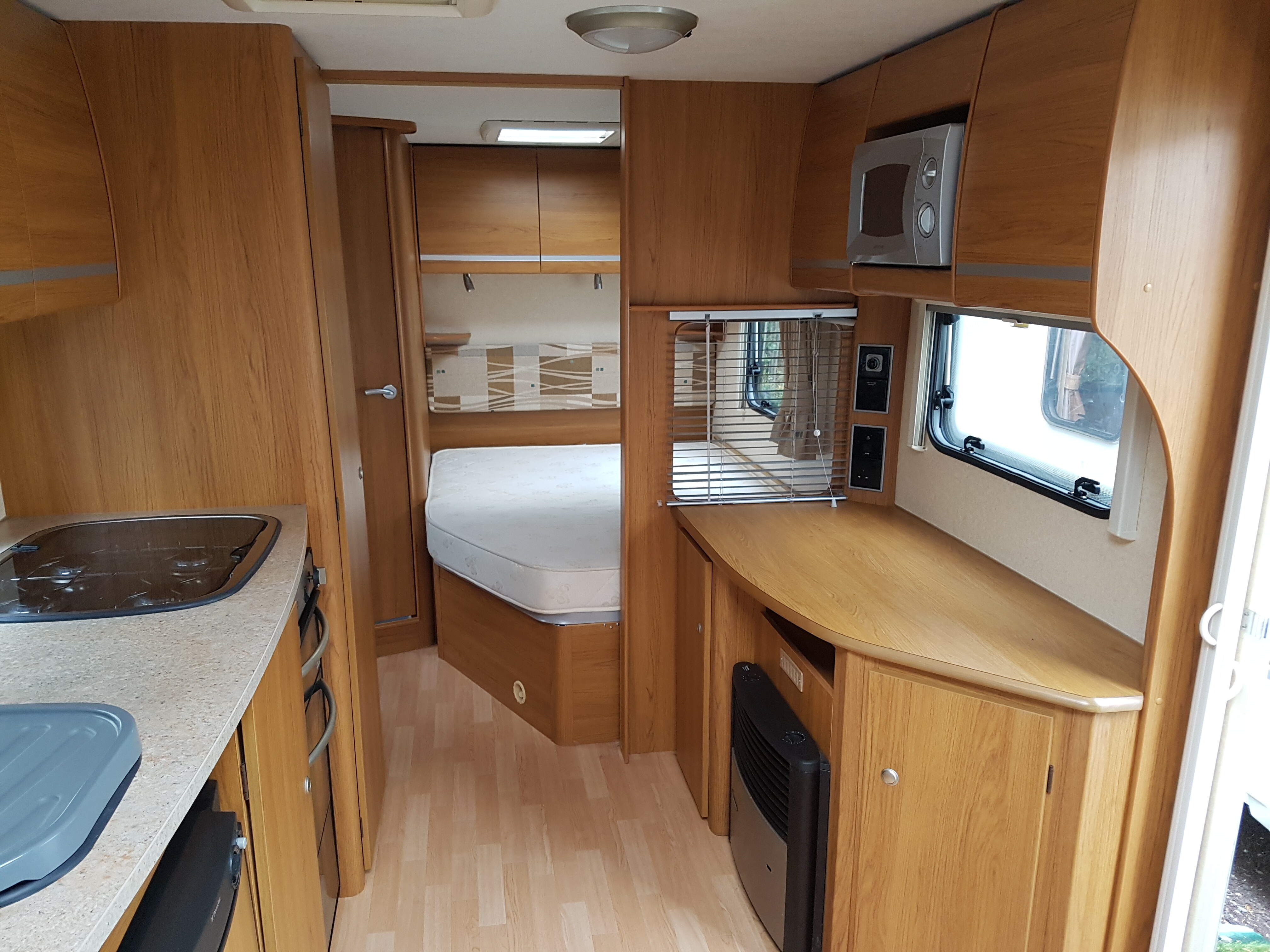 NOW SOLD 2009 Bailey Pageant Burgundy 4 Berth Fixed Bed Caravan