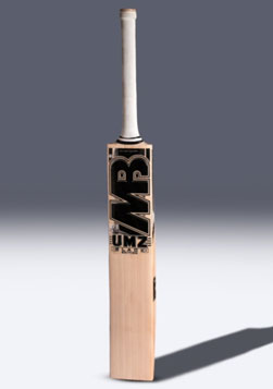 MB Malik UMZ Black Edition Grade 1 English Willow Cricket Bat SH 2.7Lbs