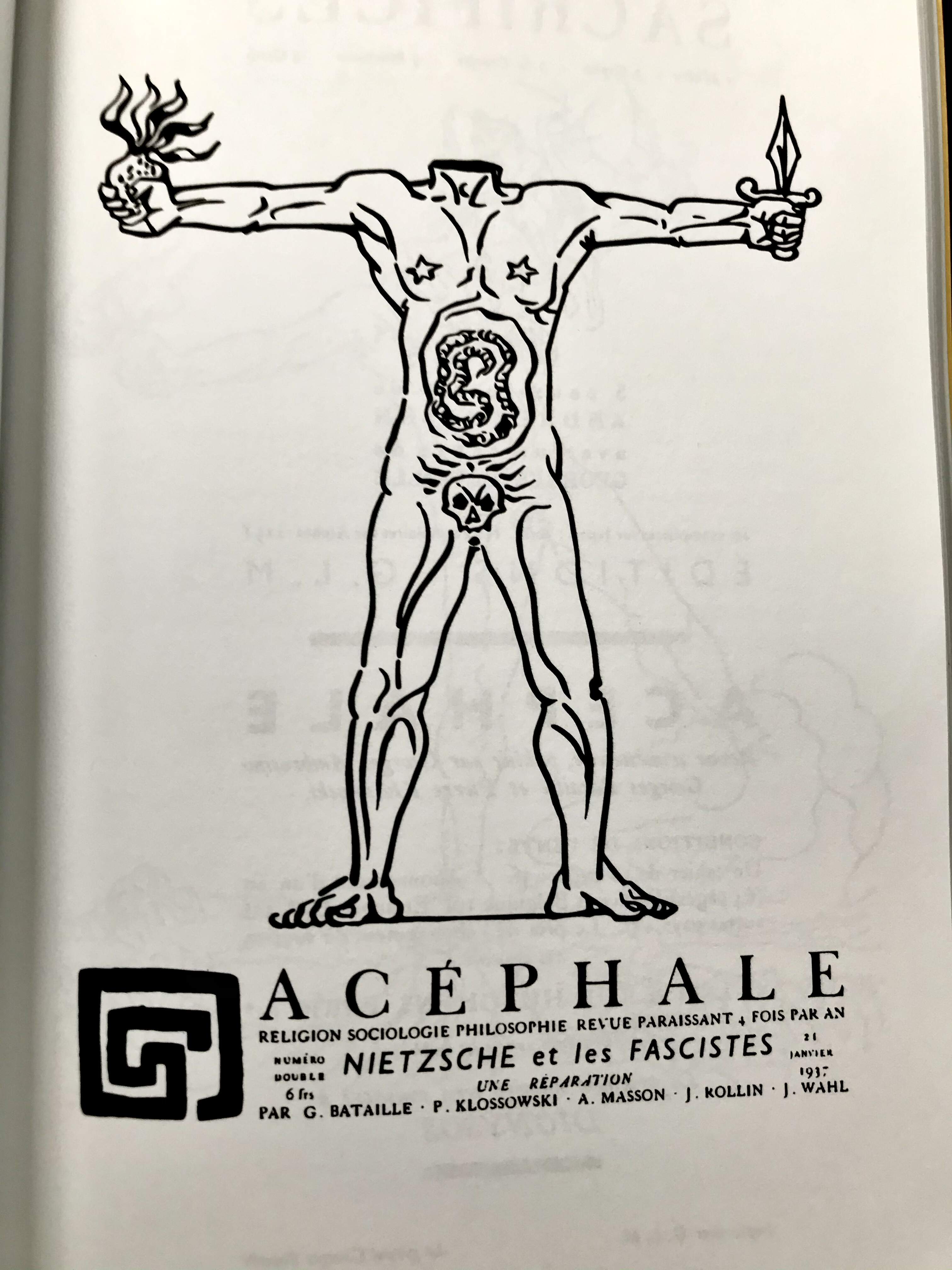 Acéphale (1936–1939) by Georges Bataille et. al.