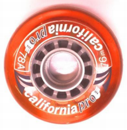 California Pro Inline Skates Wheel 76 MM 78 A Pack of 4