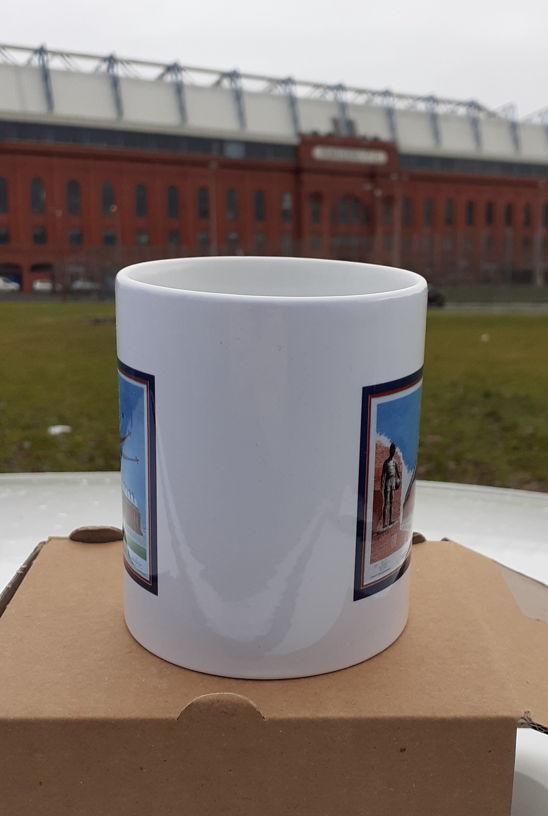 'Watching Over'/'Ibrox Display' Rangers FC coffee mug