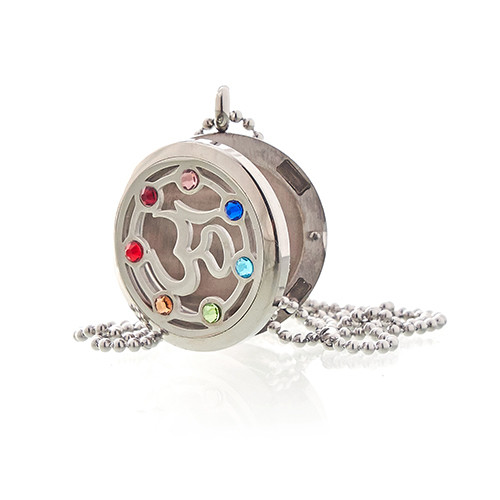 Aromatherapy Jewellery Pendant - OM Chakra - 30mm