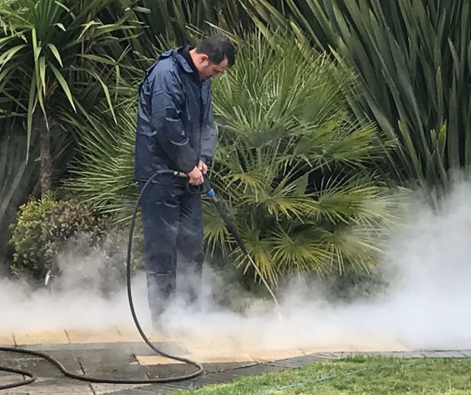 Patio Steam Cleaning