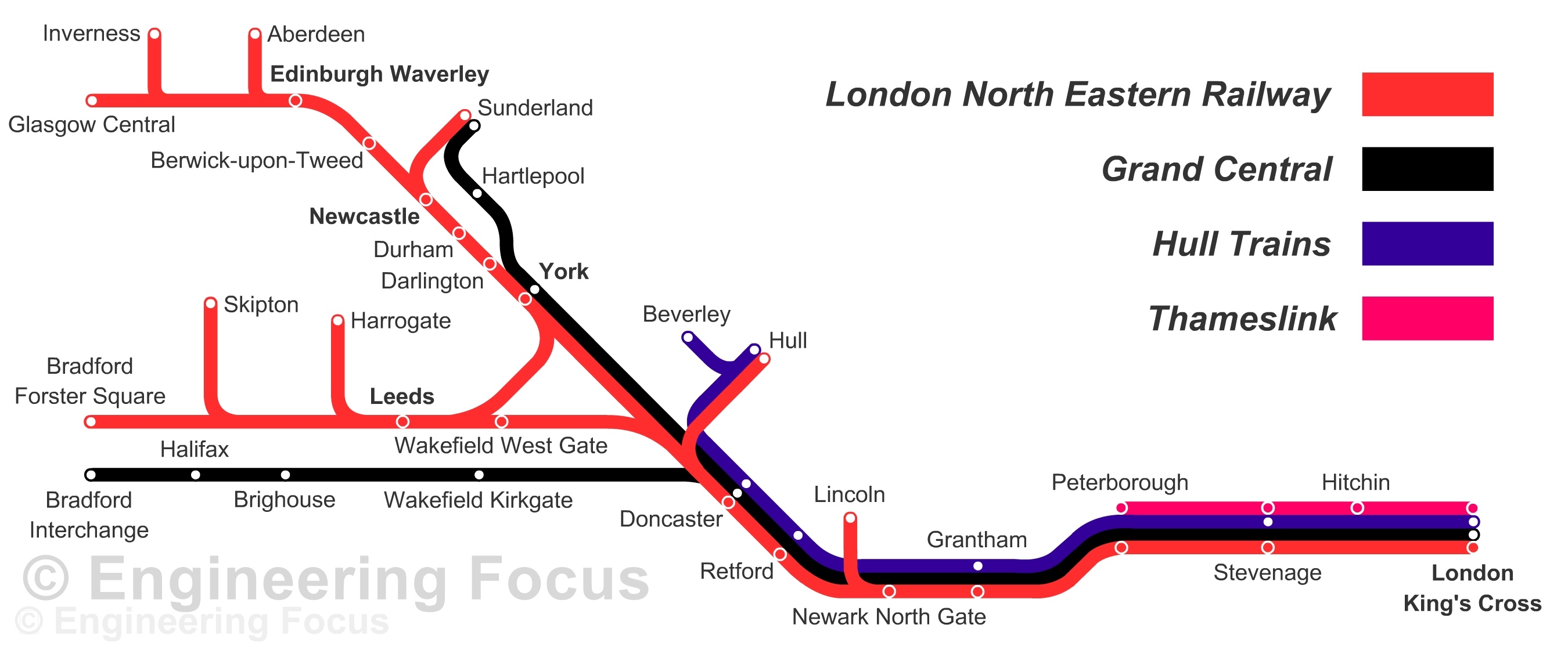 Stylised map of the ECML, designed to fit on mugs
