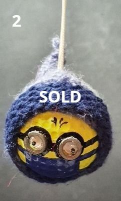 Golfie Minion-style Keyring