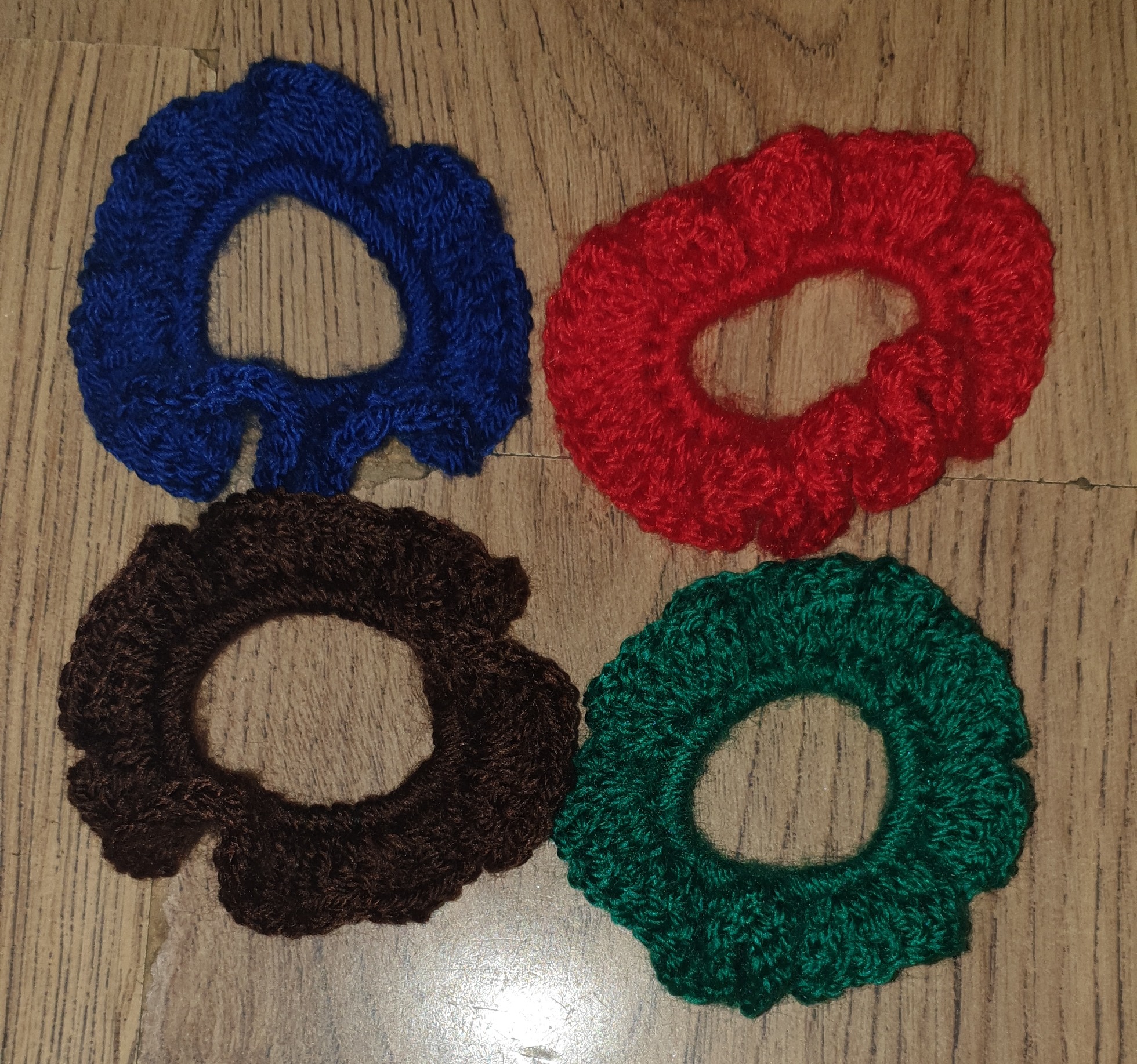 Crochet Hair scrunchies