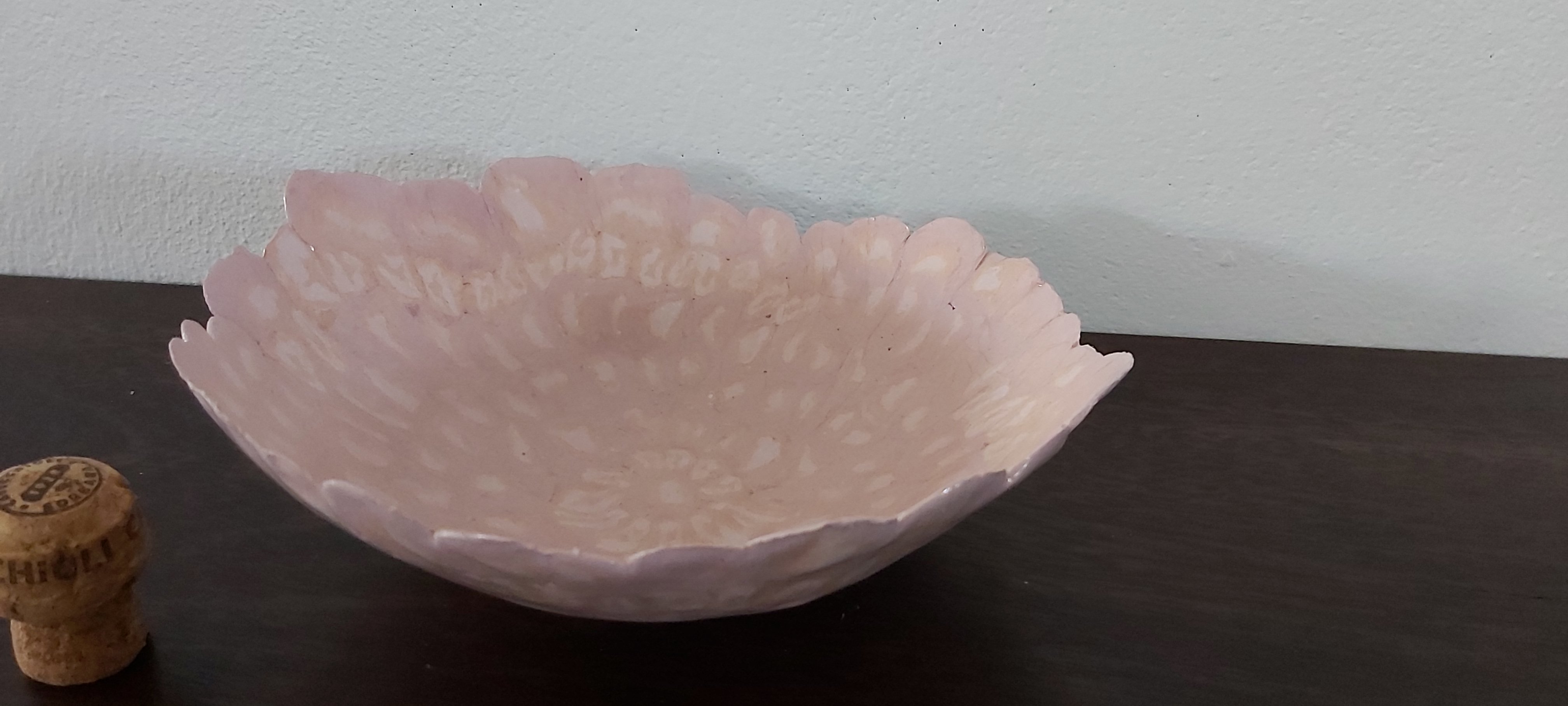 Porcelain nerikomi bowl