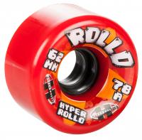 HYPER QUAD WHEELS HYPER ROLLO 78A Red Pack of 8