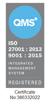ISO 27001/9001 certification logo