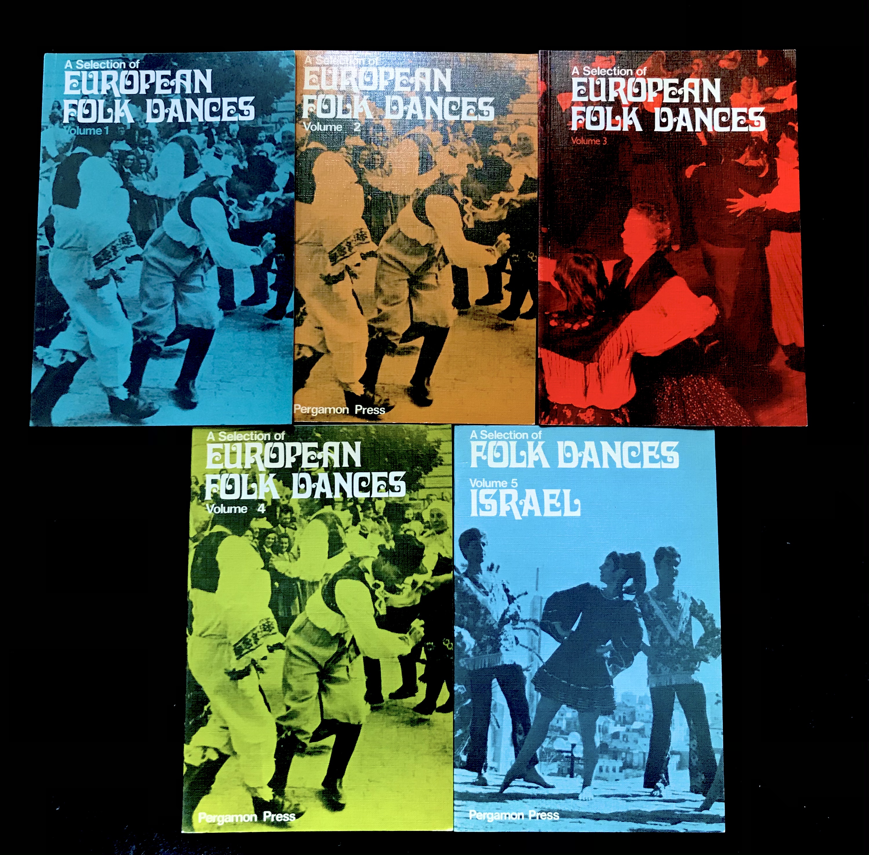 A Selection of European Folk Dances 5 Volumes