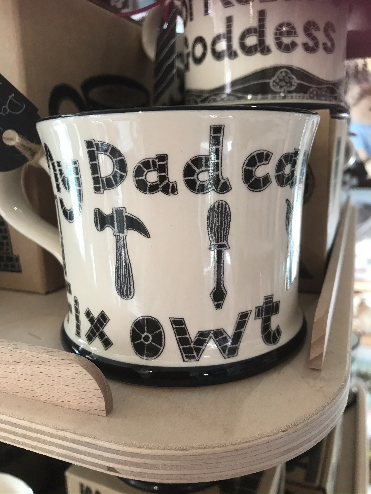 My Dad can fix owt mug