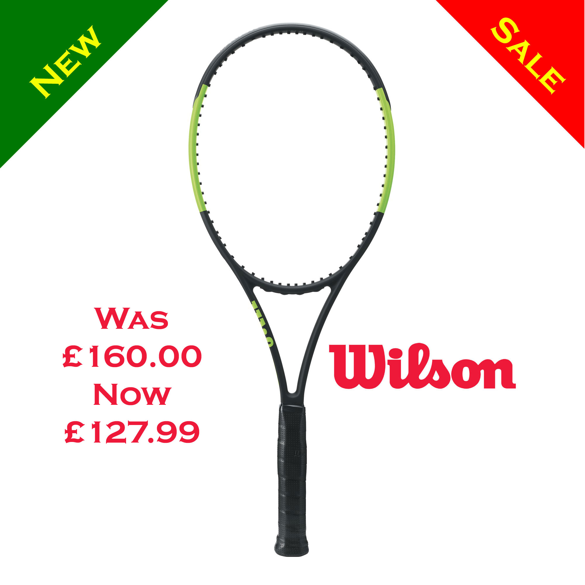 Wilson Blade 98L (16x19) Tennis Racket [Frame Only] Grip 3