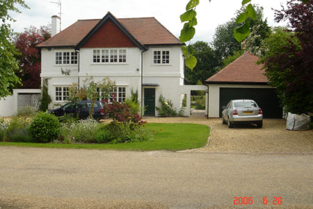 Listed building side extension