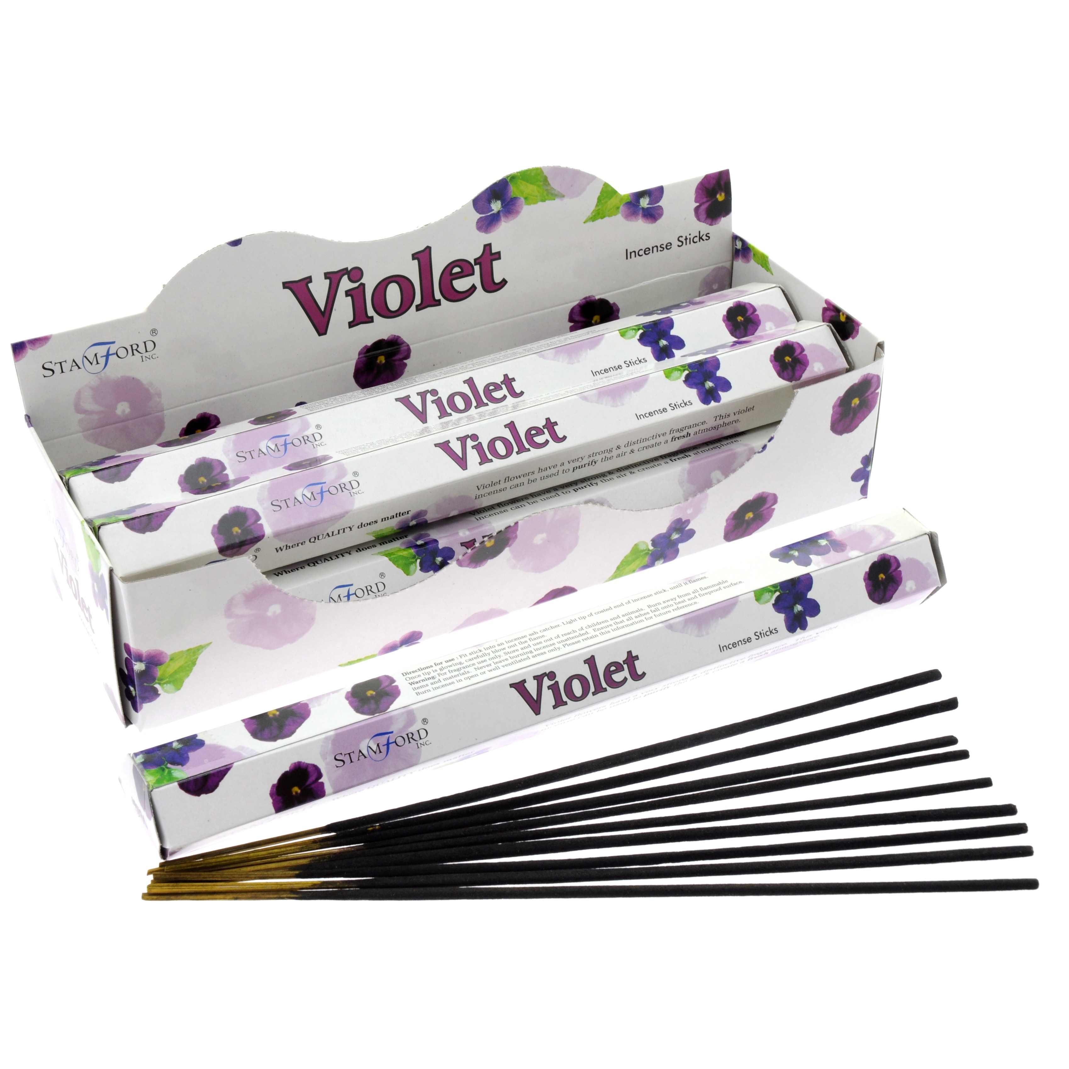 Violet Premium Incense Sticks - Approx 20