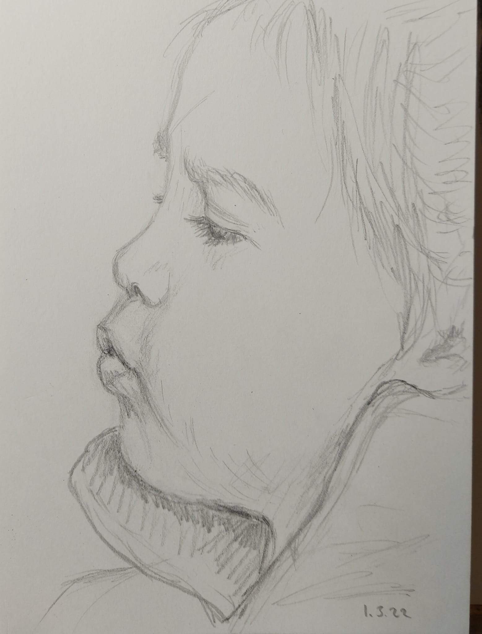Small Pencil Sketch A5