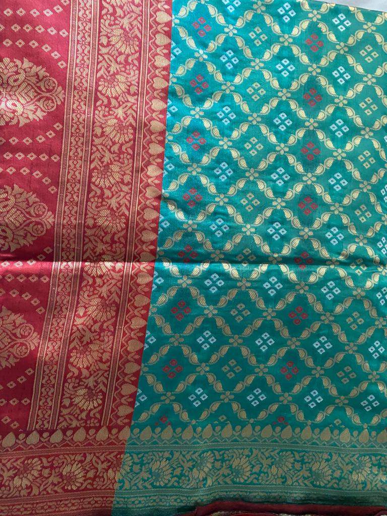 Artificial Silk Printed Bandhani