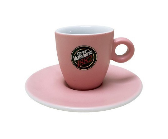 Vergnano Pink Espresso Cups Box of 6