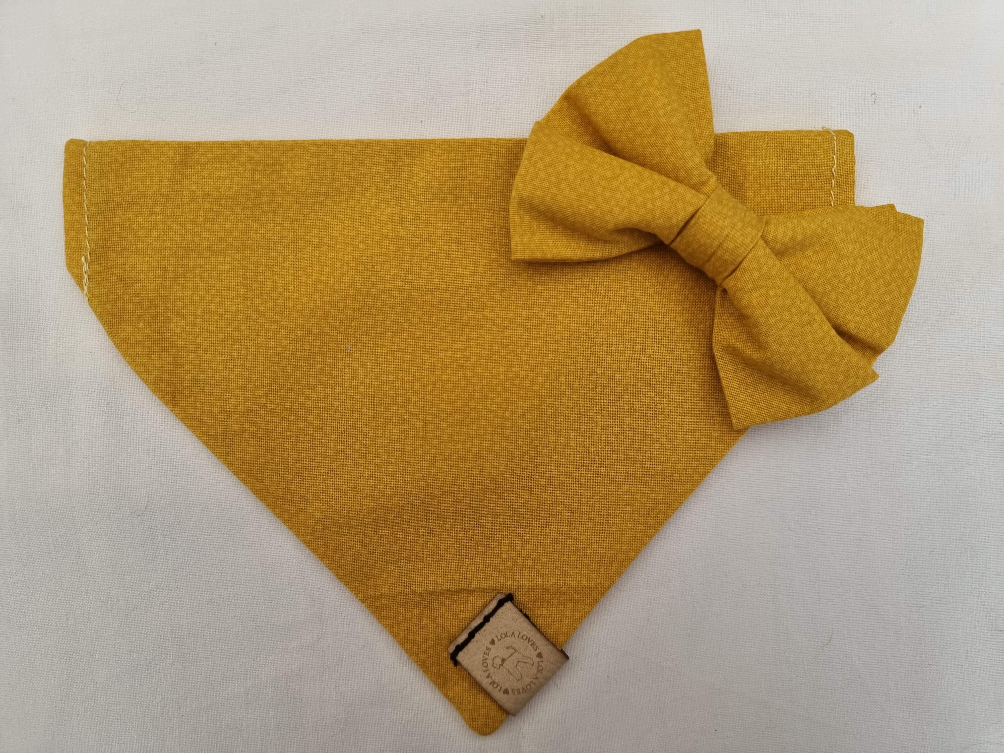 Mustard Collar Bow-Tie