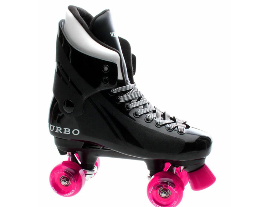 Ventro Pro Turbo Quad Roller Skate Colour: Black/Pink