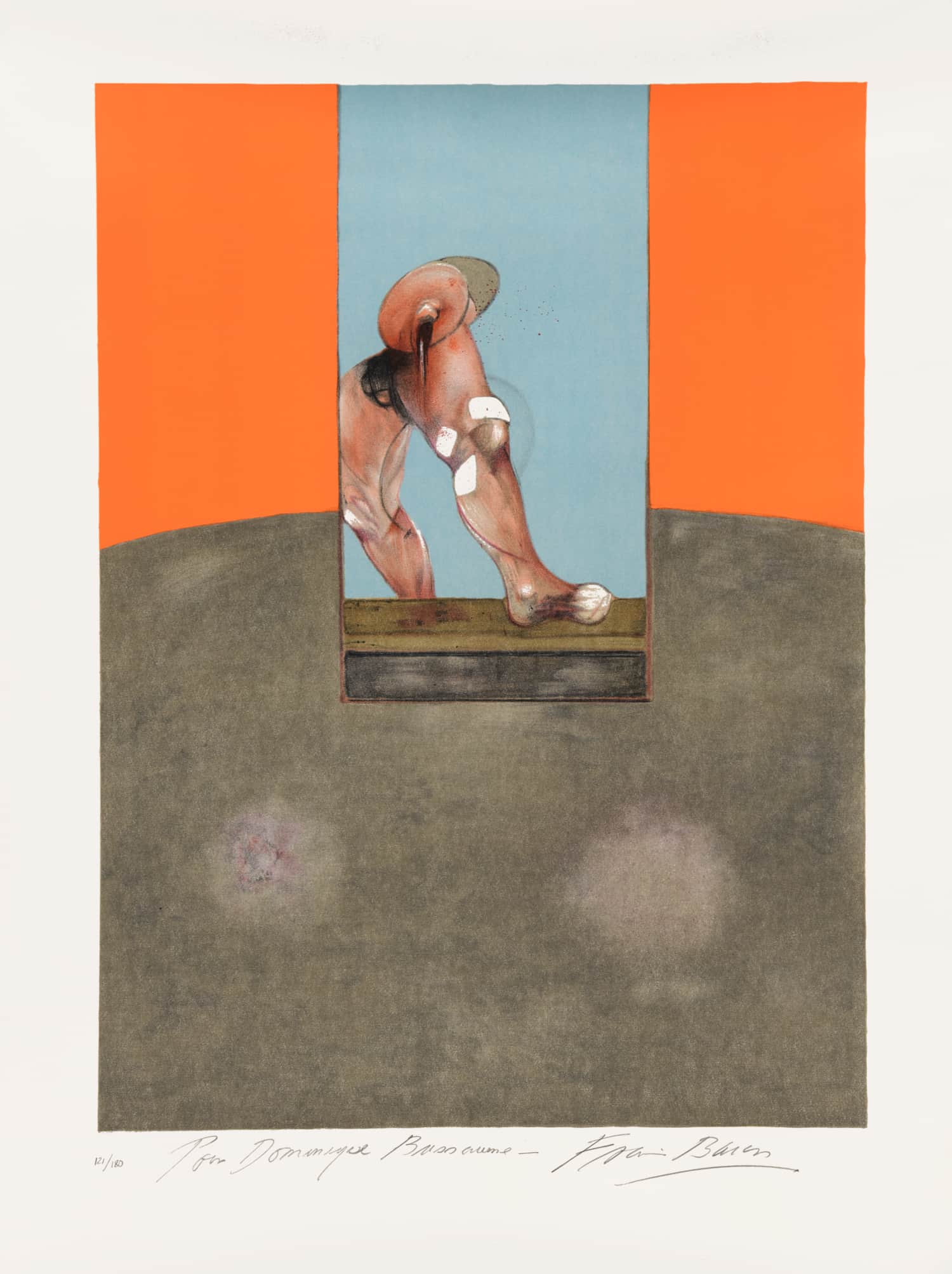 Francis Bacon - Triptych 1987 / D’apres Study for a bullfight (central panel)