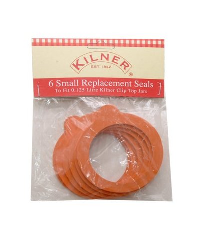Kilner Pack Of 6 Replacement Rubber Seals 0.125L