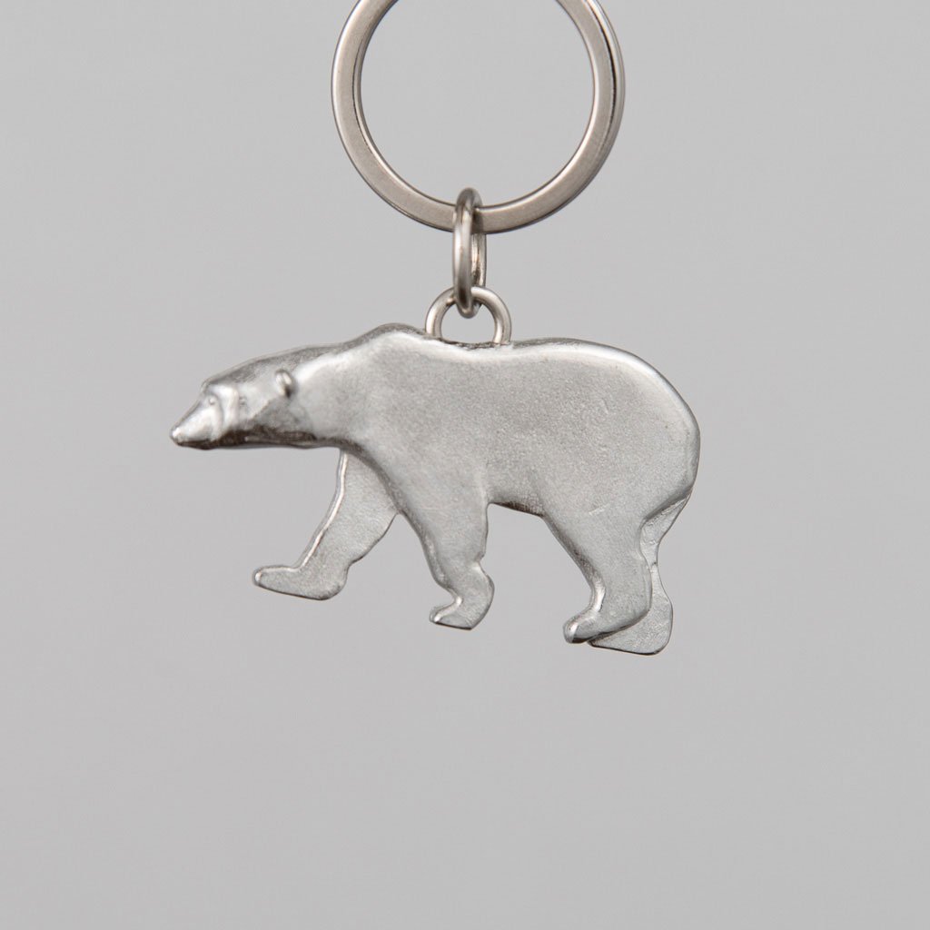 Pewter Key Ring - Polar Bear