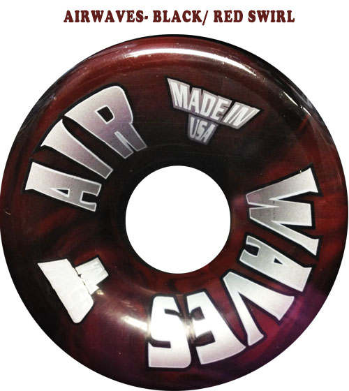 Air Waves Black-Red Swirl Wheels Pack of 4 and 8 Get 10% Discount See Description