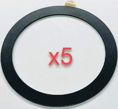 Metal Rings for Wireless Charger 5-Pack