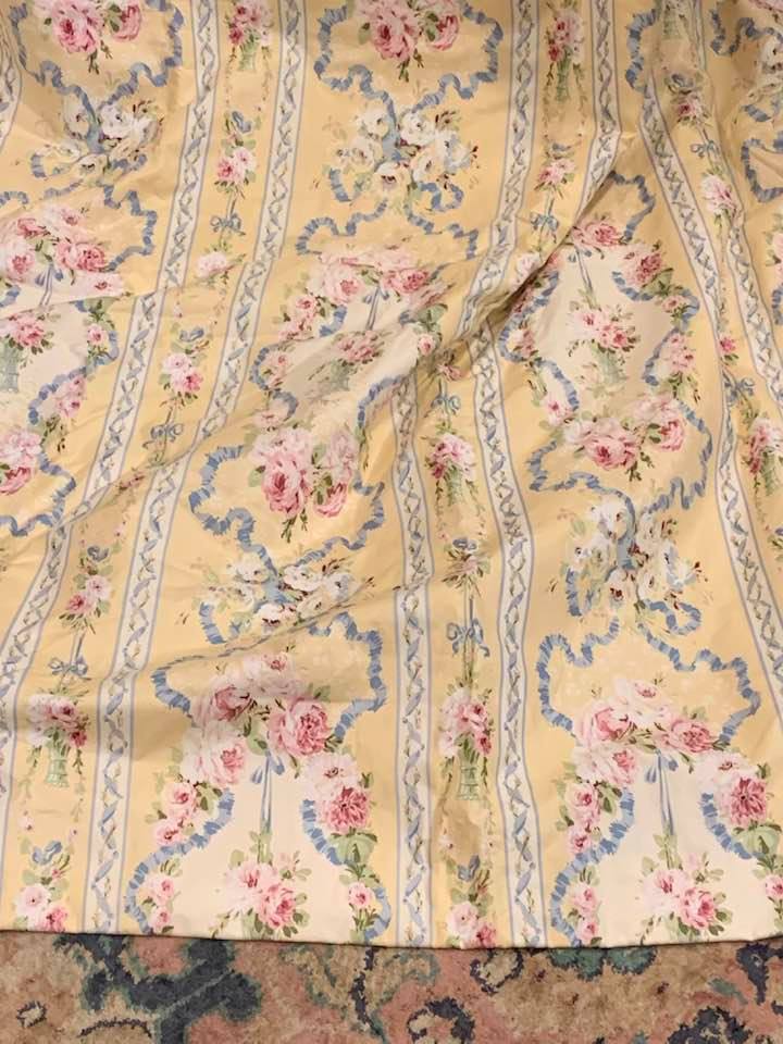 Lovely 'Lisette' Pencil Pleat Interlined Curtains W163 D240